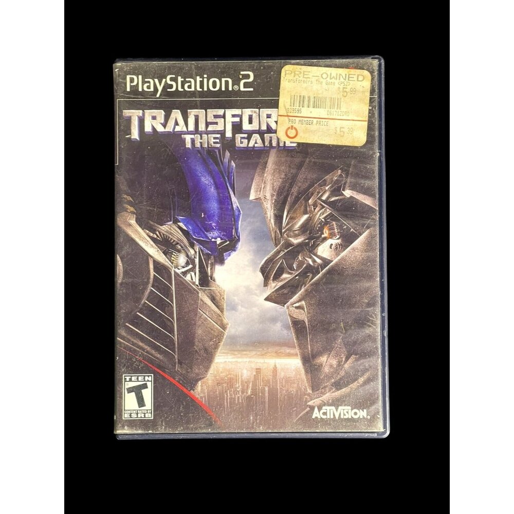 Transformers The Game PlayStation 2 PS2 Complete W/ Manual & Case